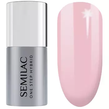 Гель-Лак для ногтей one step hybrid Semilac, цвет nr. s610 barely pink, 5 мл