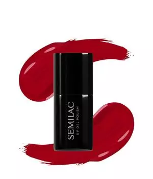 Гель-лак для ногтей Semilac UV Colours UV Gel Polish, 027 Intense Red, 7 ml