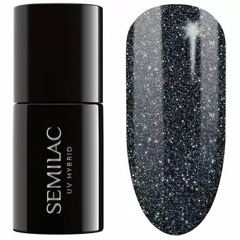 Гель-Лак для ногтей uv gel polish Semilac, цвет nr. 096 starlight night, 7 мл