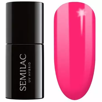 Гель-Лак для ногтей uv gel polish Semilac, цвет nr. 517 semibeats by margaret neon pink, 7 мл