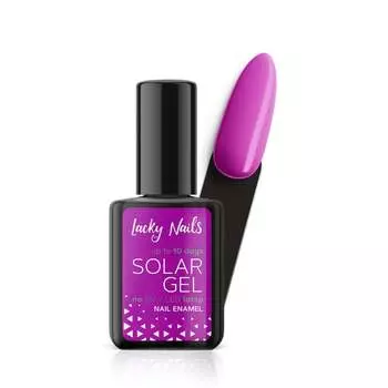 ГЕЛЬ-ЛАК ДЛЯ НОГТЕЙ LACKY NAILS SOLAR, 23 ORCHID PURPLE 10 МЛ inna