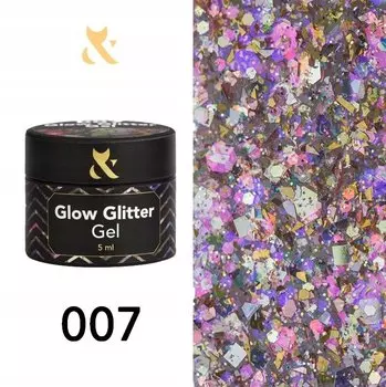 Гель-лак Fox Glow Glitter 007 5 мл TM F.O.X