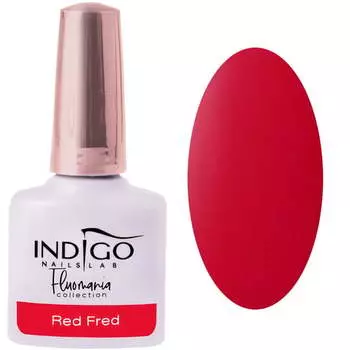 Гель-лак, Гибридный лак для ногтей, кремовая консистенция, Red Fred, 7 мл Indigo