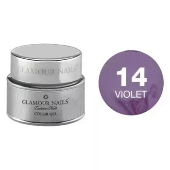 Гель-лак Glamour Color Gel 14 - 5 миллилитров Vip