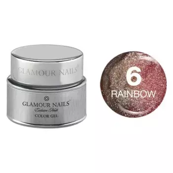 Гель-лак Glamour Color Rainbow 6-5 миллилитров Vip