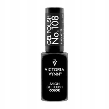 Гель-лак Victoria Vynn, цвет 108 BLACK VELVET, гибридный лак 8 мл
