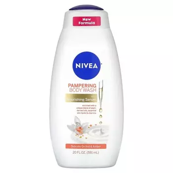 Гель Nivea для душа, нежная орхидея и янтарь, 591 мл
