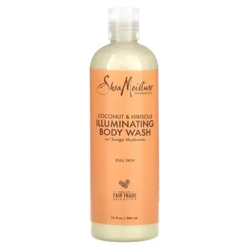 Гель осветляющийдля душа SheaMoisture кокос и гибискус, 384 мл