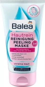 Гель-пилинг-маска для умывания с розовой глиной 3в1, 150 мл Balea