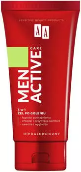 Гель после бритья 3 в 1, 100 мл AA, Men Active Care