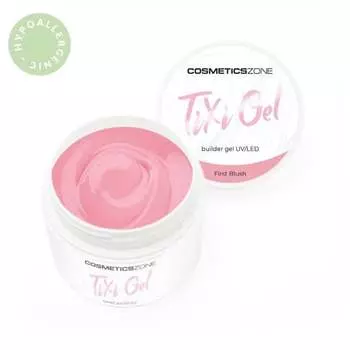 Гель с жидкостью с эффектом памяти грязно-розовый UV LED First Blush 50мл Cosmetics Zone Builder
