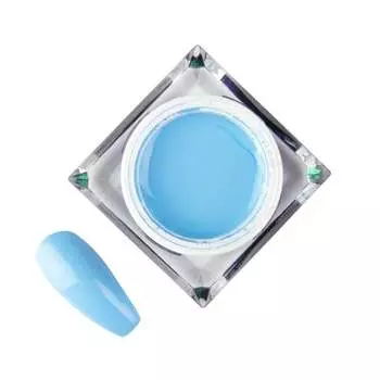 Гель синего цвета для декора 5мл Molly Lac Art Artistic Gel 11 Baby Blue -