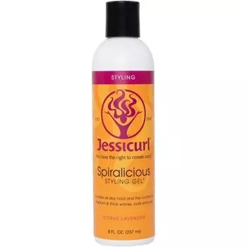 Гель Spiralicious Citrus Lavender 8 жидких унций для фиксации вьющихся волос Jessicurl