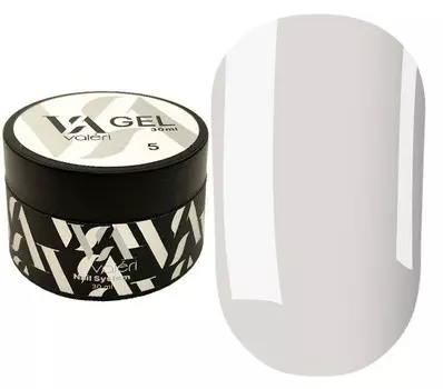 Гель строительный Valeri № 05 Прозрачный, 30 мл