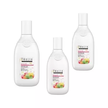 Гель Thalia Marshmallow для душа, 3 флакона по 300 мл
