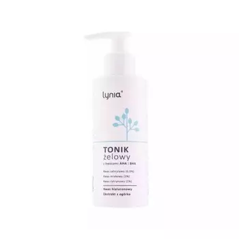 Гель-тонер с BHA и AHA кислотами 100 мл Lynia