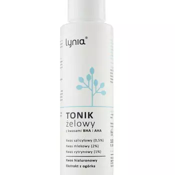 Гель-тоник с aha и bha кислотами, 100 мл Lynia