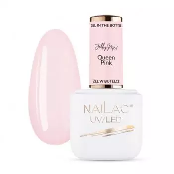 Гель во флаконе королева розовая, 7 мл Nailac Jellyme!, цвет queen pink