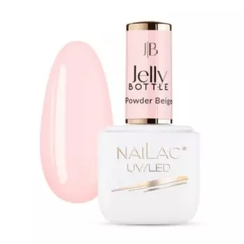 Гель во флаконе пудра бежевая, 7 мл Nailac Jelly bottle, цвет powder beige