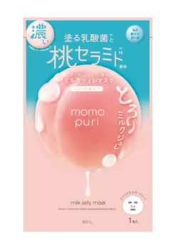 Гелевая маска для лица молочная Bcl Momo Puri, 22 мл