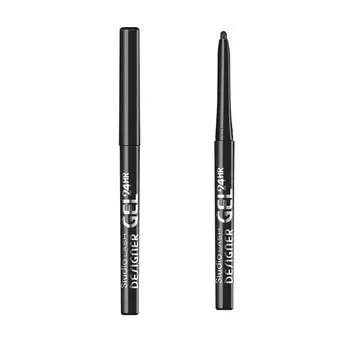 Гелевая подводка для глаз 001 Black Designer, 1,6 мл Miss Sporty, Studio Lash Designer