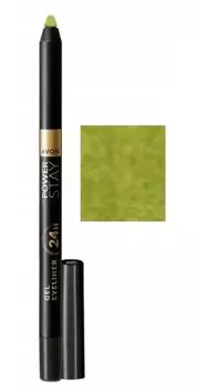 гелевая подводка для глаз Avon 24h Power Stay LIME