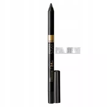 гелевая подводка для глаз AVON, стойкая 24 часа, серебристый блеск
