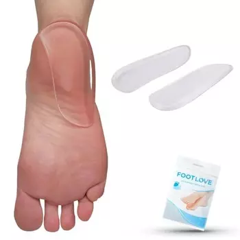 Гелевые танкетки для углов пятки для предотвращения перекоса обуви (2 шт.) N39 Neuron