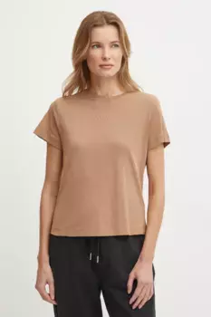 GELSEY хлопковая футболка Guess, коричневый
