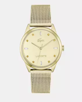 Gemala 2001343 женские часы из золотой стали Lacoste, золотой