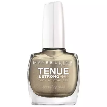 Gemey-Maybelline Tenue & Strong Pro Лак для ногтей Silver Gold Sequins 735 Gold All Night 10 мл Maybelline New York