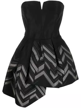 Gemy Maalouf блузка асимметричного кроя, черный