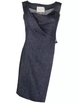 Gemy Maalouf топ асимметричного кроя, синий