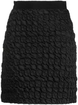 Gemy Maalouf юбка мини с завышенной талией, черный