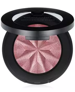 GEN NUDE 2 в 1 Хайлайтерные пудровые румяна Bareminerals, цвет Mauve Glow