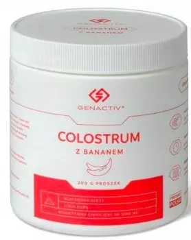 Genactiv, Молозиво с бананом, 200 г