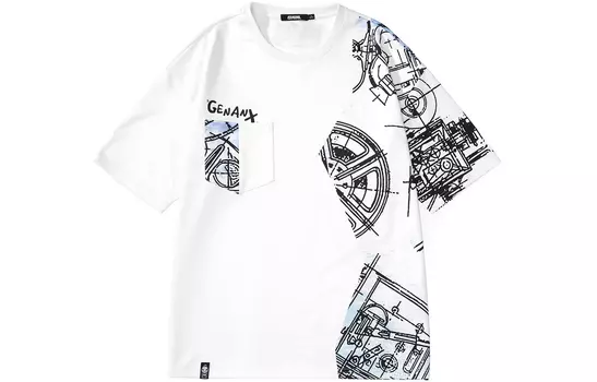 GENANX футболка унисекс, Белый