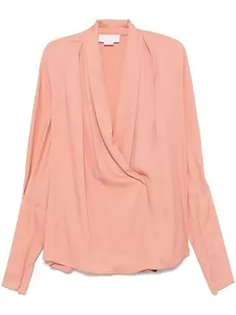 Genny атласная рубашка, розовый