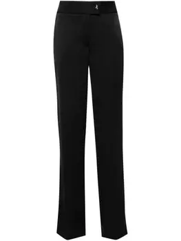 Genny атласные брюки, черный