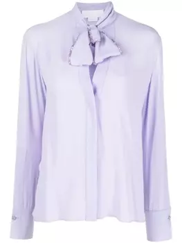 Genny блузка с завязками, фиолетовый