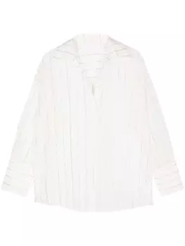 Genny блузка в полоску, белый