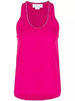 Genny декорированный топ, розовый