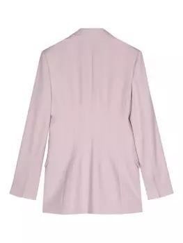 Genny двубортный блейзер, фиолетовый