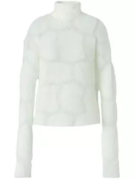 Genny джемпер крупной вязки, зеленый