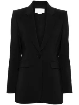 Genny однобортный блейзер, черный