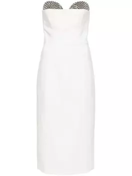 Genny платье-бюстье, белый