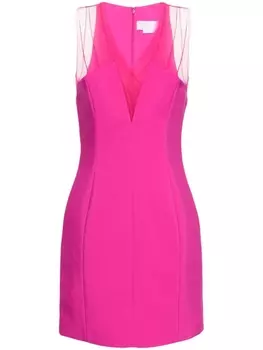 Genny платье мини с V-образным вырезом, розовый
