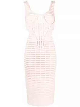 Genny платье с U-образным вырезом, розовый