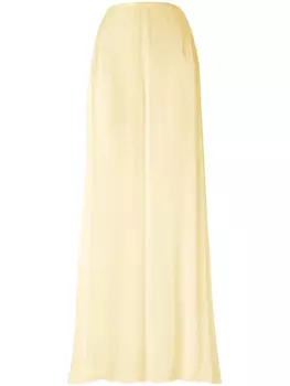 Genny полупрозрачные брюки палаццо, желтый