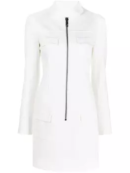 Genny приталенное платье, белый